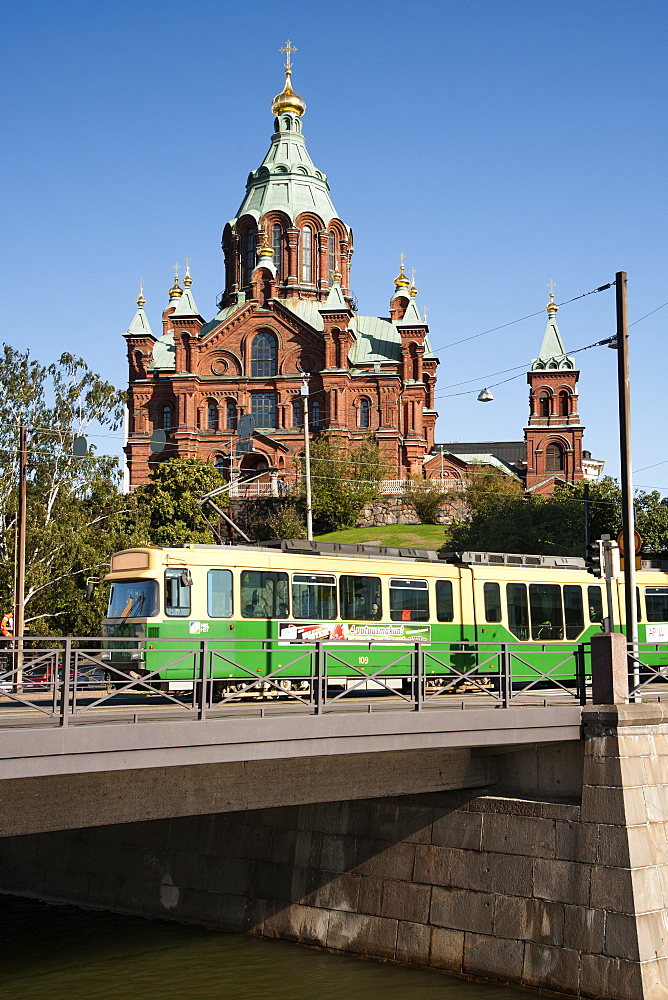 Uspenski cathedral in Helsinki, Finland, Scandinavia, Europe