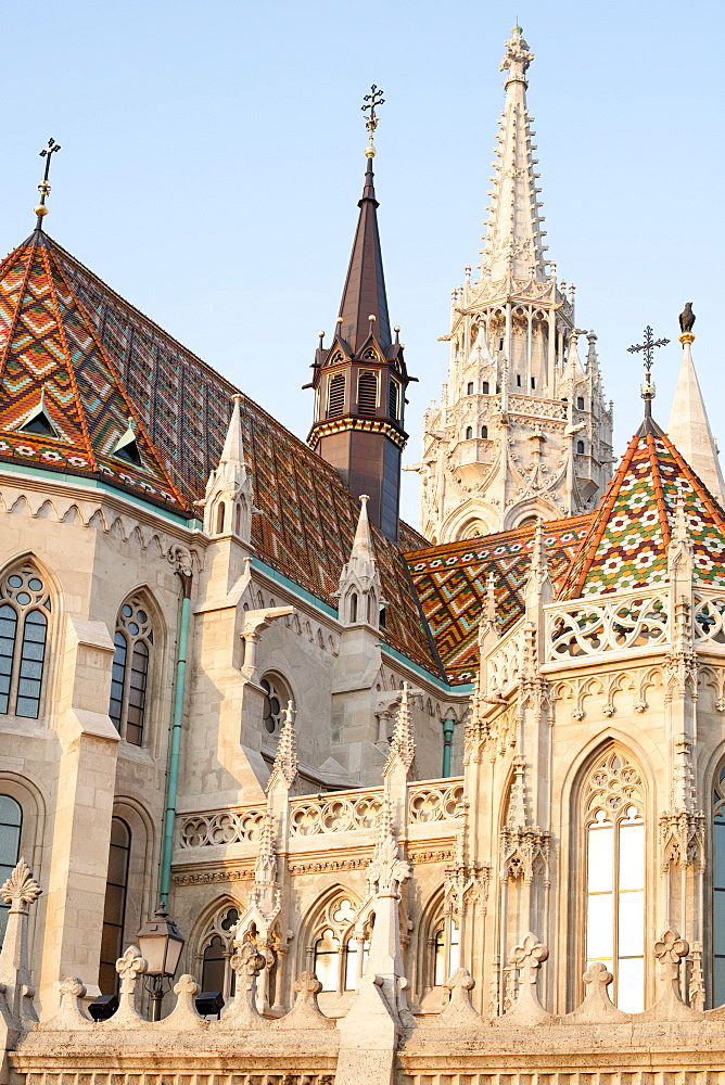 Matthias Church in the Castle District, UNESCO World Heritage Site, Budapest, Hungary, Europe