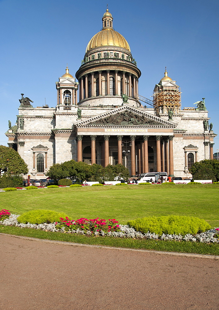 St. Isaac's Cathedral in St. Petersburg, Russia, Europe