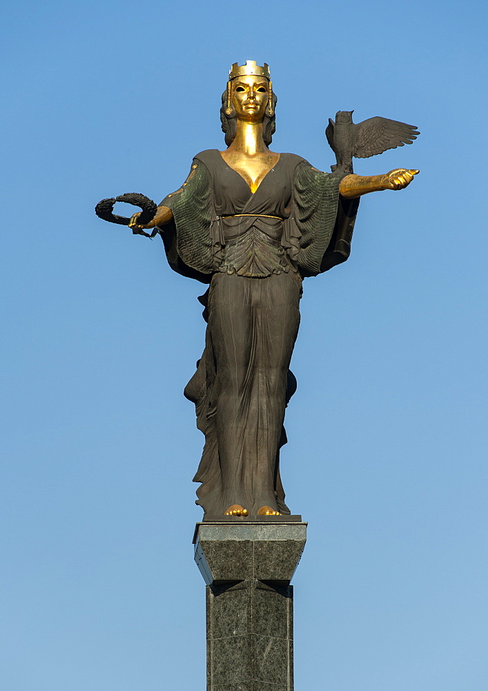 The Statue of Sveta Sofia (St. Sofia) in Sofia, the capital of Bulgaria, Europe