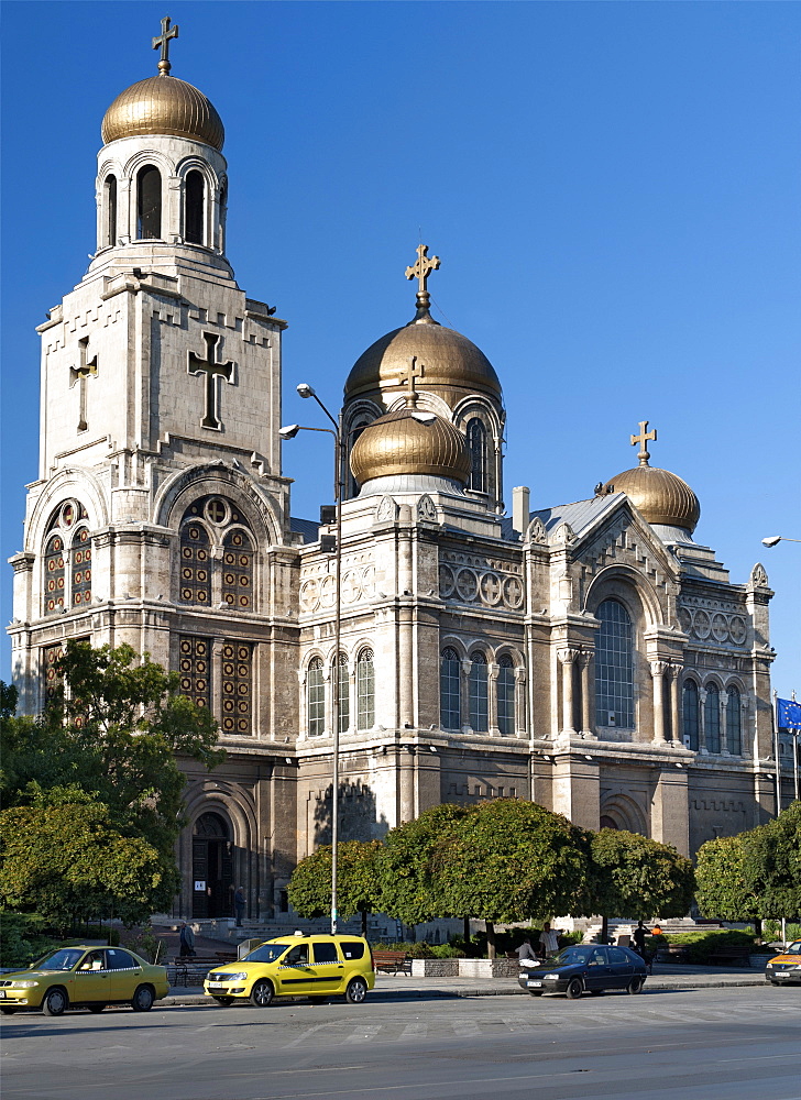 Dormition of the Mother of God Cathedral in Varna, the third largest city in Bulgaria, Europe