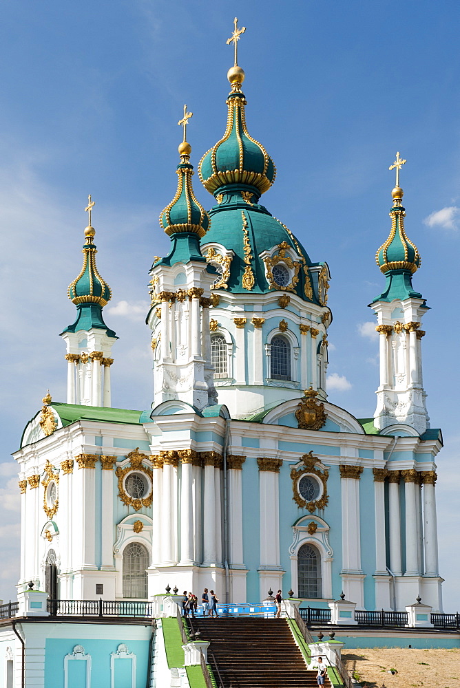 St. Andrew's Church in Kiev, the capital of Ukraine, Europe