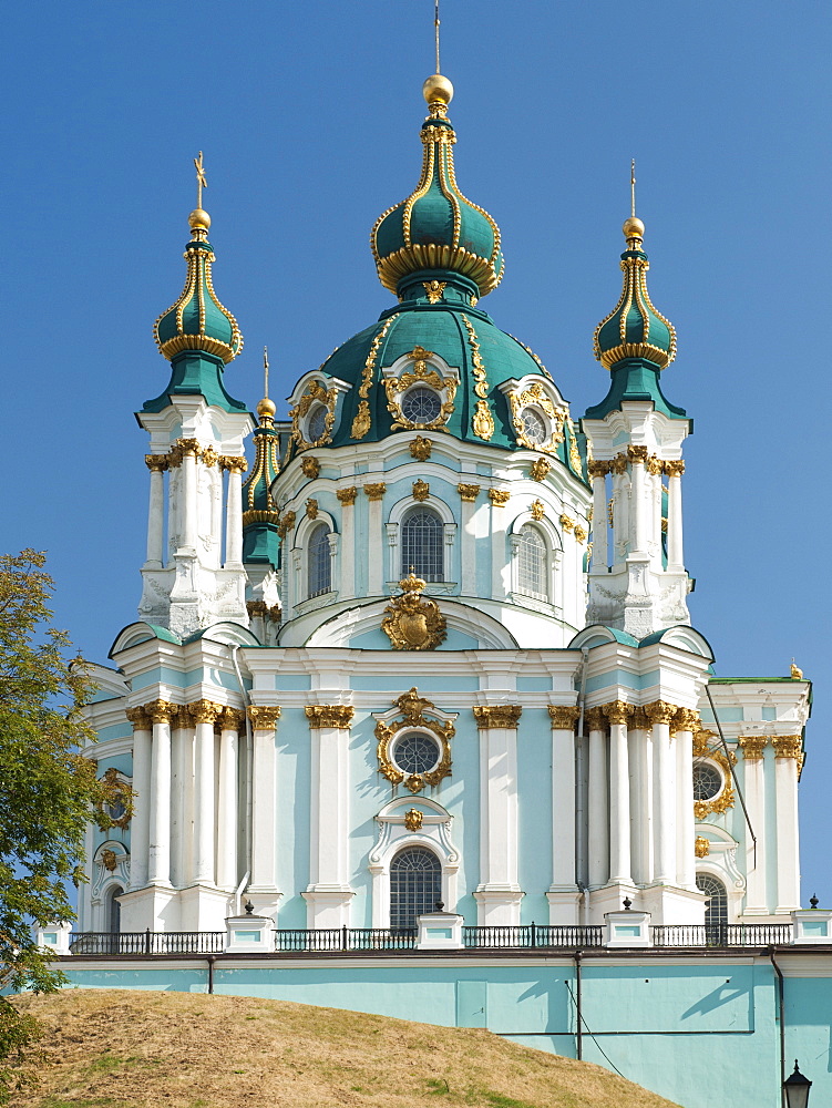 St. Andrew's Church in Kiev, the capital of Ukraine, Europe