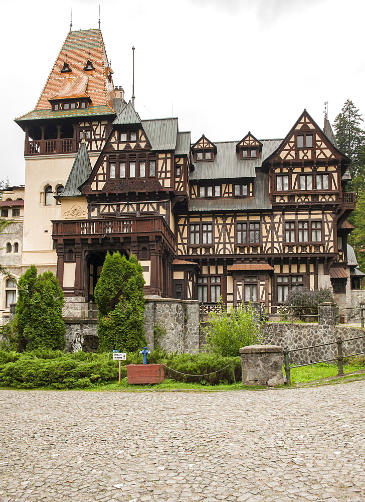 Annex to Peles Castle in the Carpathian mountains in the Transylvania region of central Romania, Europe