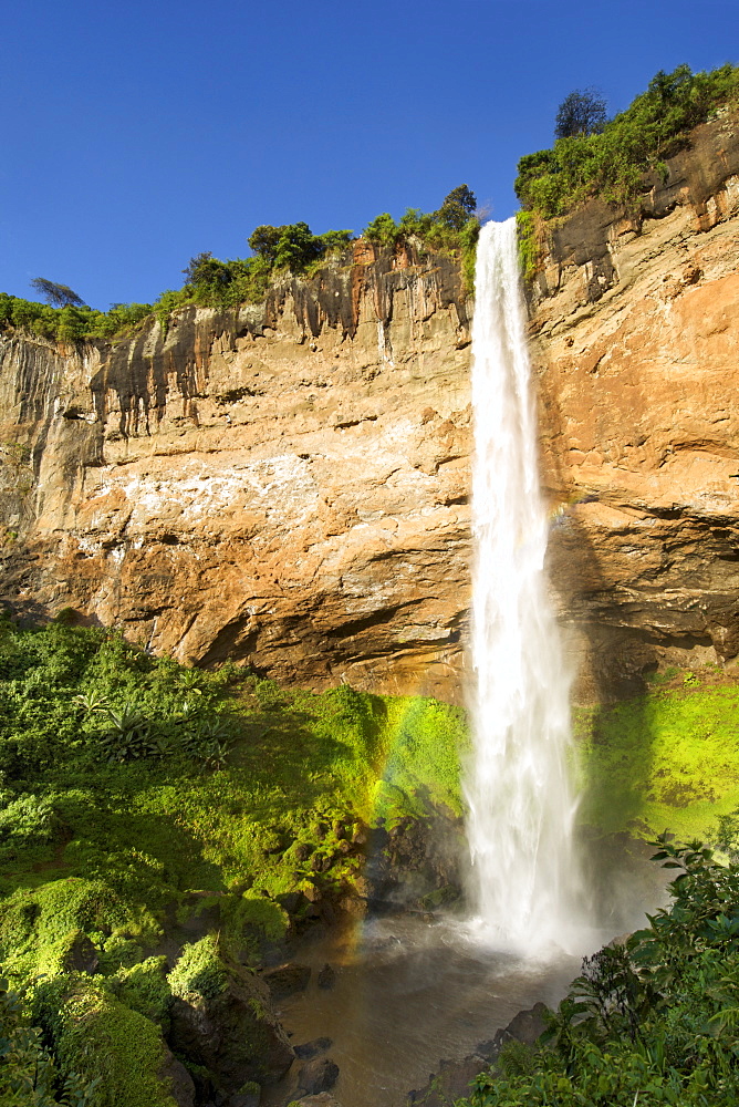 Sipi Falls on the slopes of Mount Elgon in eastern Uganda.
