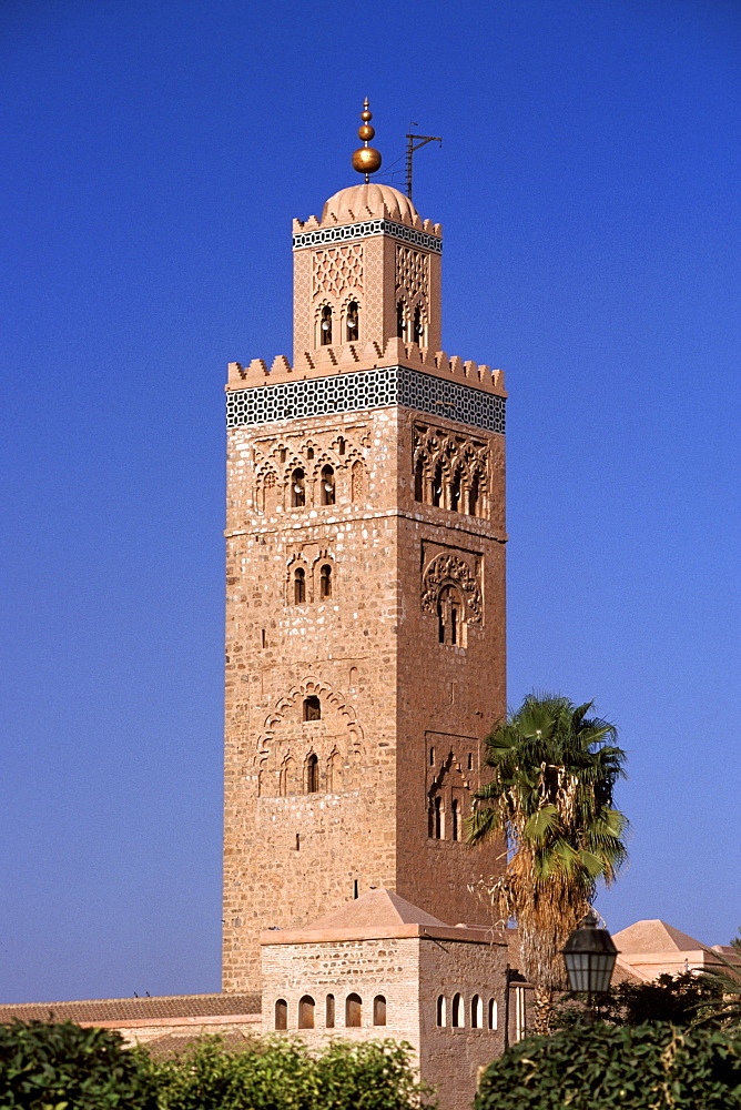 La Koutoubia mosque in Marrakech, Morocco