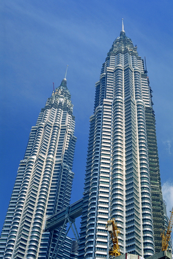 Petronas Towers, the world's second tallest building, Kuala Lumpur, Malaysia, Southeast Asia, Asia