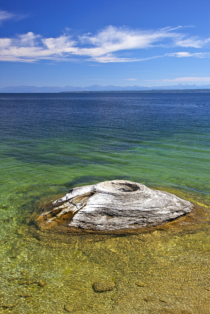 Fishing Cone, West Thumb Geyser Basin, Yellowstone National Park, UNESCO World Heritage Site, Wyoming, United States of America, North America 