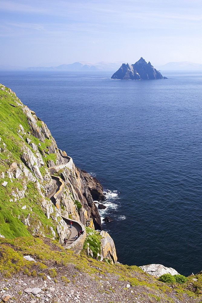 Little Skellig from Skellig Michael, County Kerry, Munster, Republic of Ireland, Europe