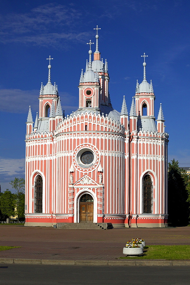 Chesma (Chesme) Church, Russian Orthodox, St. Petersburg, Russia, Europe 