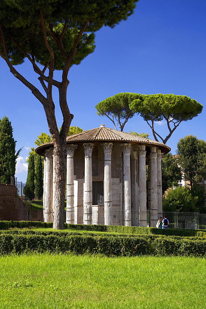 Temple of Hercules Victor, Forum Boarium, 2nd century BC, Rome, Lazio, Italy, Europe