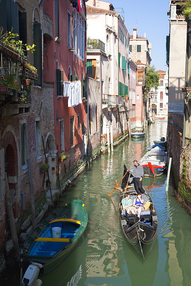 Gondola, Venice, UNESCO World Heritage Site, Veneto, Italy, Europe