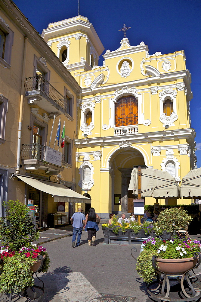 Church of the Madonna del Carmine in Piazzo Tasso in Sorrento, Neapolitan Riviera, Campania, Italy, Europe