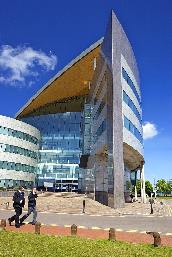 Atradius office building, Cardiff Bay, Cardiff, South Glamorgan, South Wales, Wales, United Kingdom, Europe