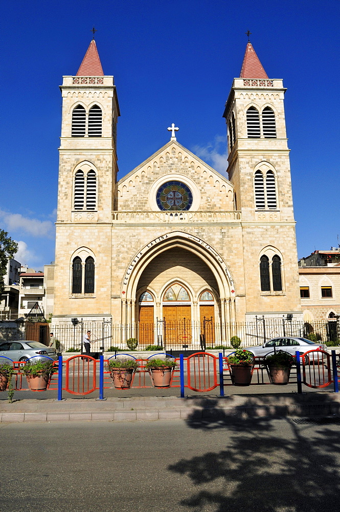 Christian church in Lattakia, Syria, Middle East, West Asia