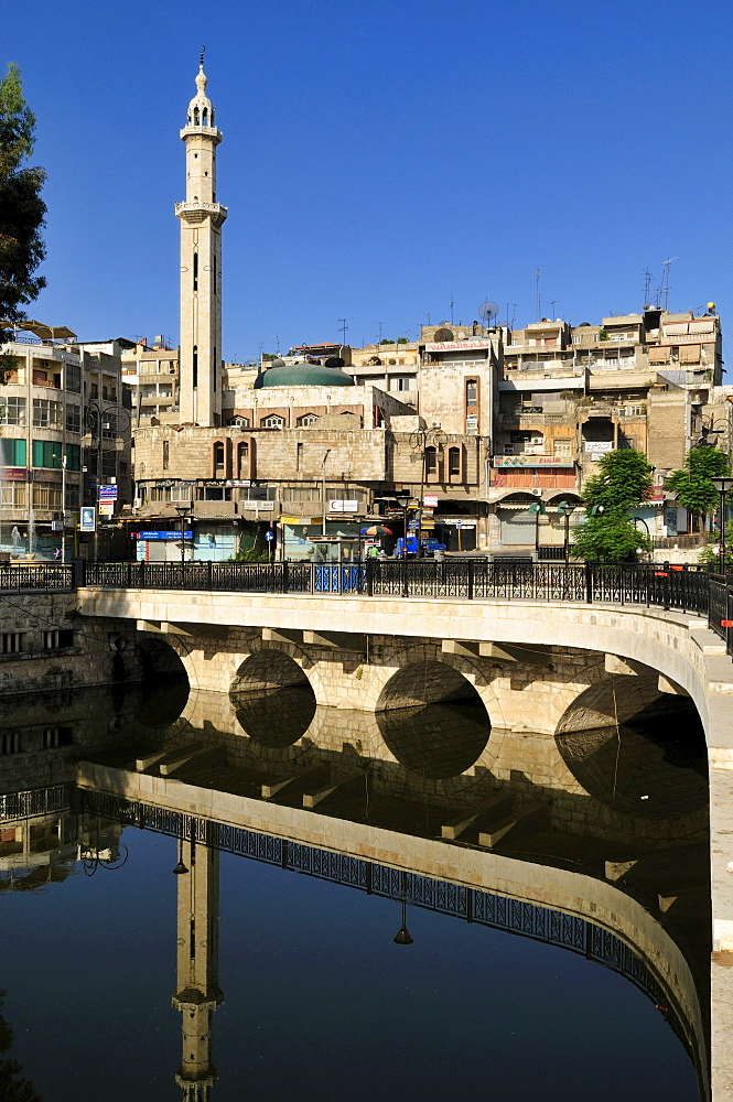 Orontes River in Hama, Syria, Middle East, West Asia