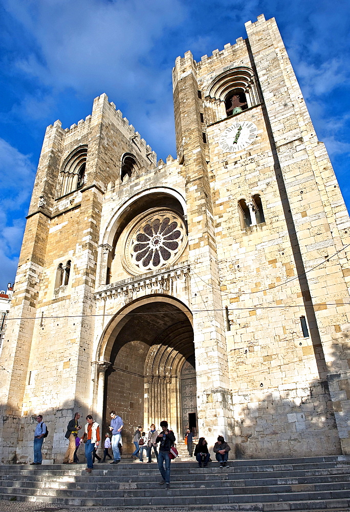 Igreja de Santa Maria Maior church, Se Patriarcal de Lisboa cathedral, Lisbon, Portugal, Europe