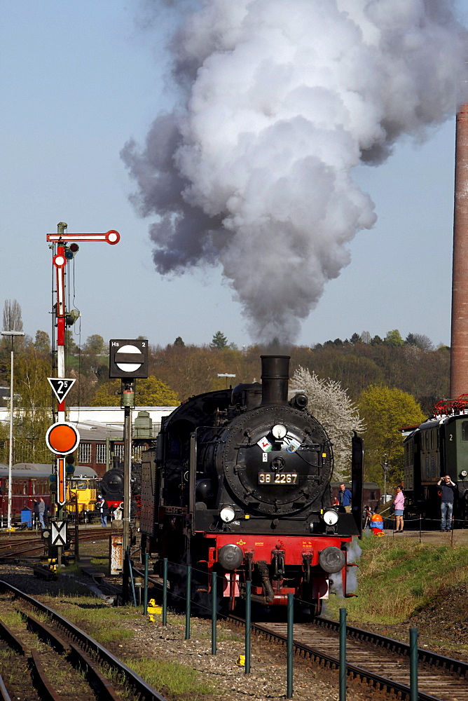 Steam Locomotive Festival, Railway Museum, Dahlhausen, Bochum, North Rhine-Westphalia, Germany, Europe