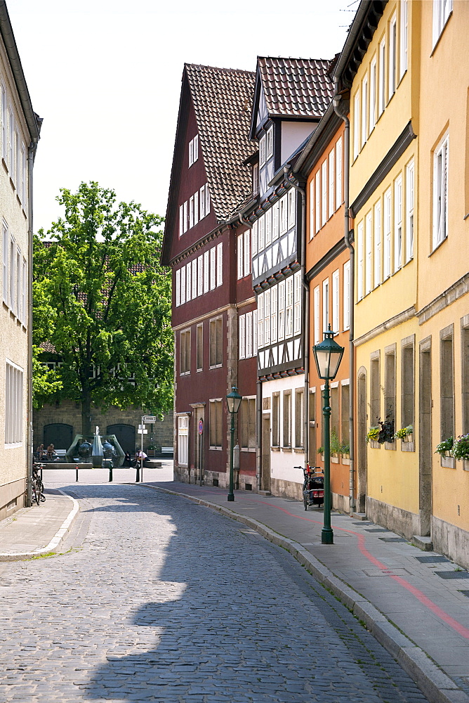 Historic centre, Kreuzstrasse street, Hannover, Lower Saxony, Germany, Europe