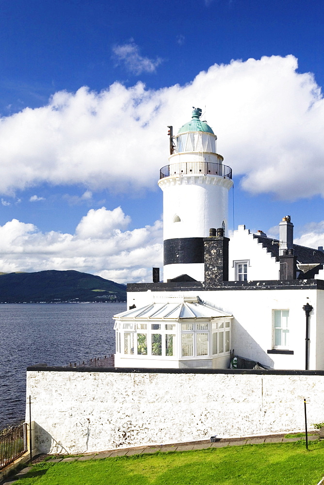 Lighthouse on the Firth of Clyde, Argyll, Scotland, United Kingdom, Europe