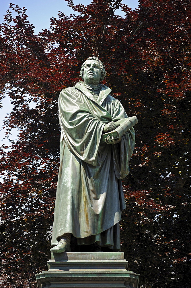 Luther memorial, Worms, Rhineland-Palatinate, Germany, Europe