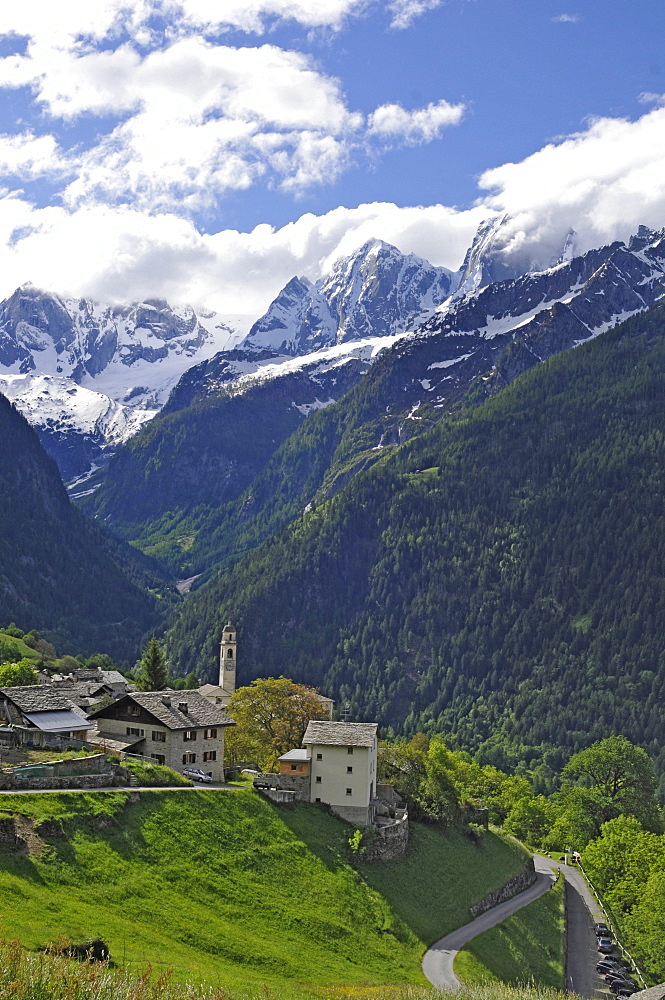 Soglio, Bregaglia, canton of Grisons, Switzerland, Europe