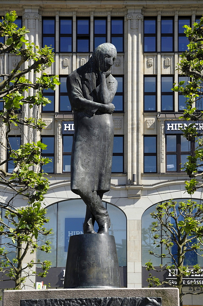 Heine Memorial, City Hall Market, Hamburg, Germany, Europe