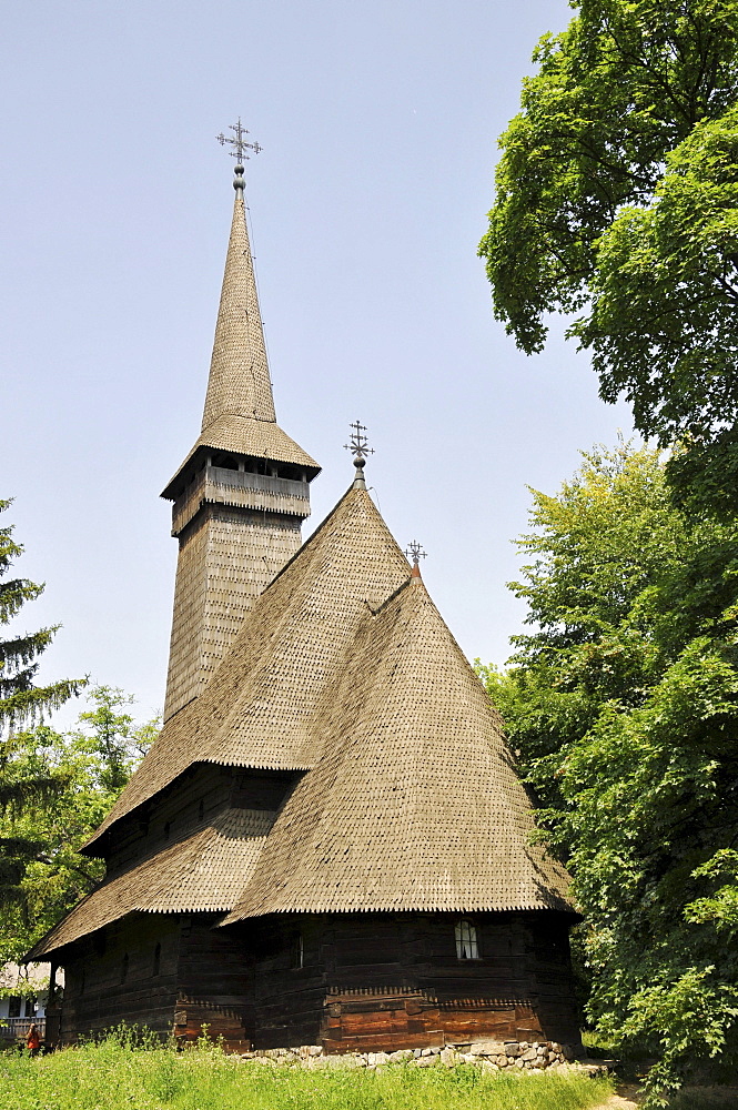 Church, Village Museum Muzeul National al Satului Dimitrie Gusti, Bucharest, Romania, Europe