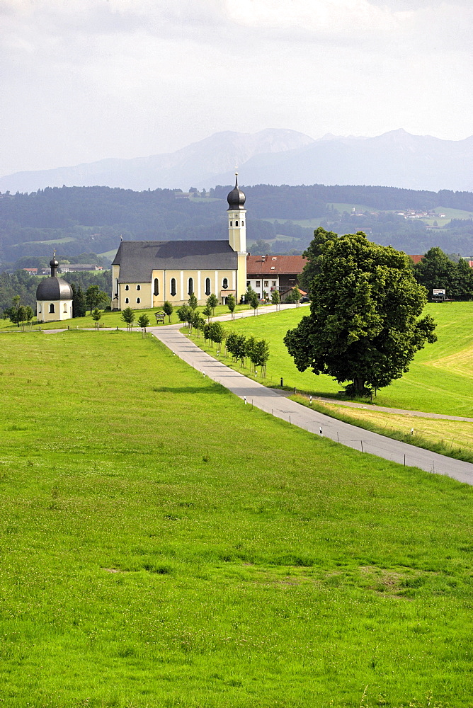 Wilparting chapel church, Irschenberg, Bavaria, Germany, Europe