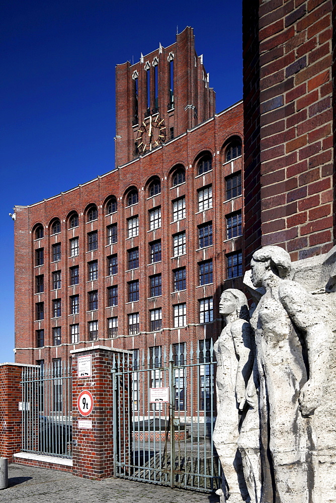 Ullsteinhaus Berlin, the former headquarters of the Ullstein publishing house, expressionism, offices and convention center, Tempelhof, Berlin, Germany, Europe