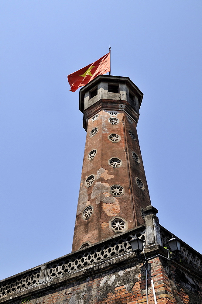 Cot Co Flag Tower, Museum of Military History, Hanoi, Vietnam, Southeast Asia