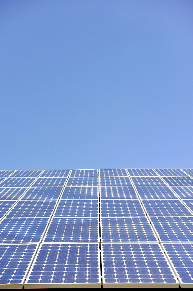 Solar panels on a roof