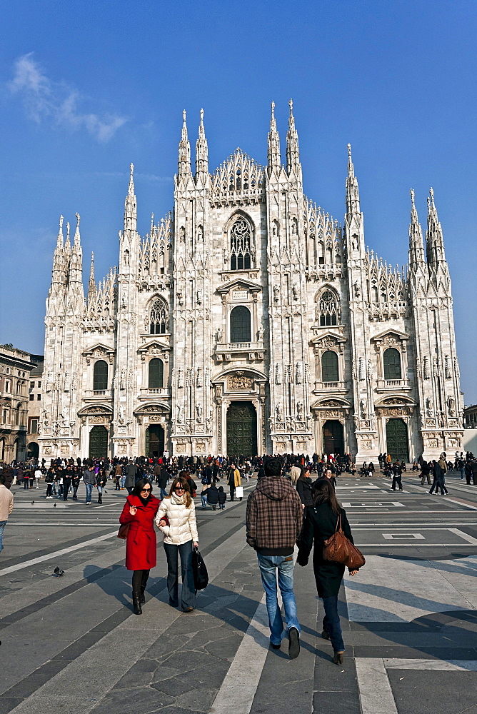 Duomo di Milano, Milan Cathedral, Milan, Lombardy, Italy, Europe