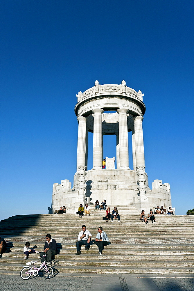 War memorial, designed by Guidi Cirilli, 1932, Passetto Ancona, Marche, Italy, Europe