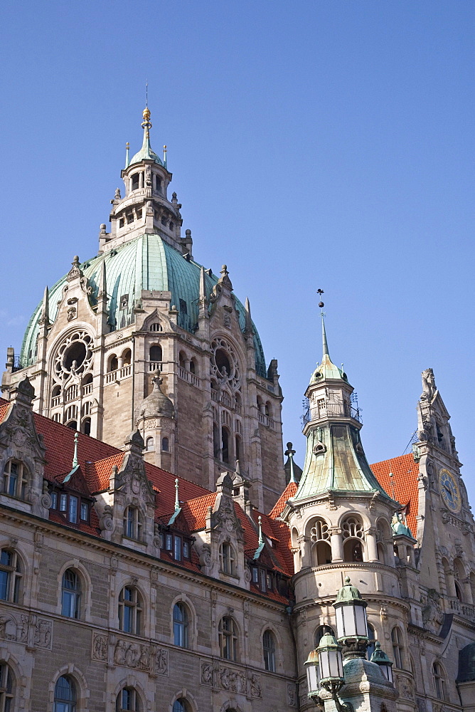 New town hall, Hannover, Lower Saxony, Germany, Europe