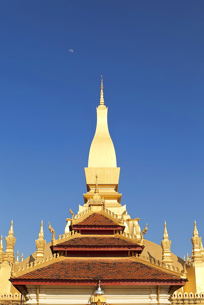 Pha That Luang, Pha Tat Luang, Vientiane, Laos, Southeast Asia