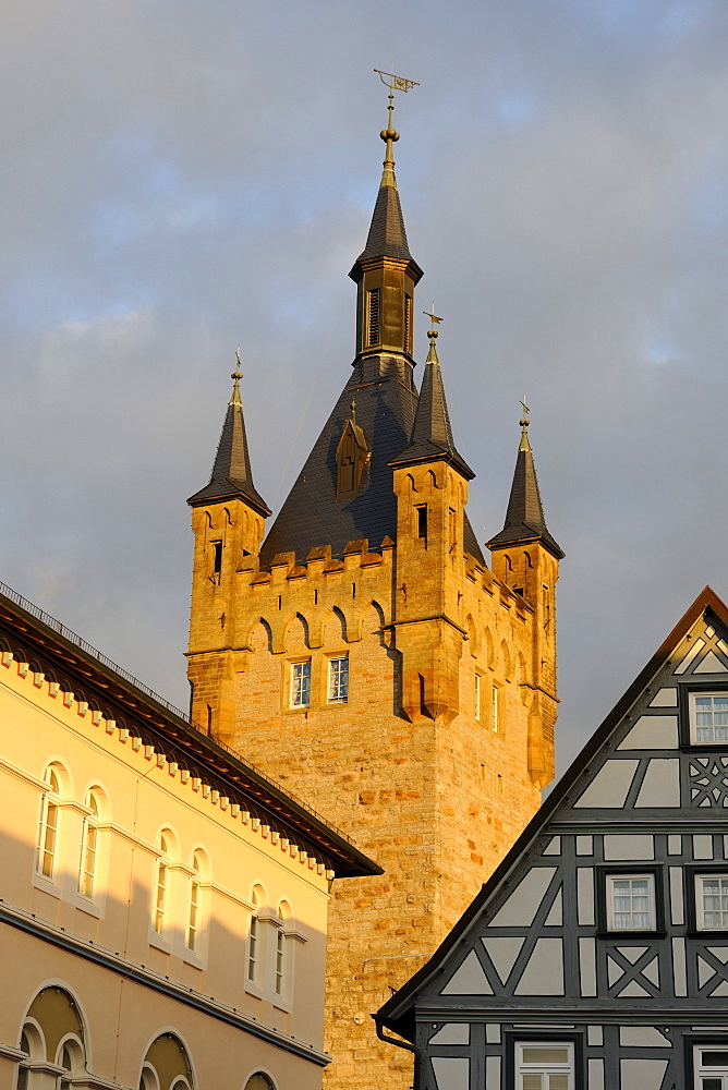 Blauer Turm keep, Bad Wimpfen, Baden-Wuerttemberg, Germany, Europe