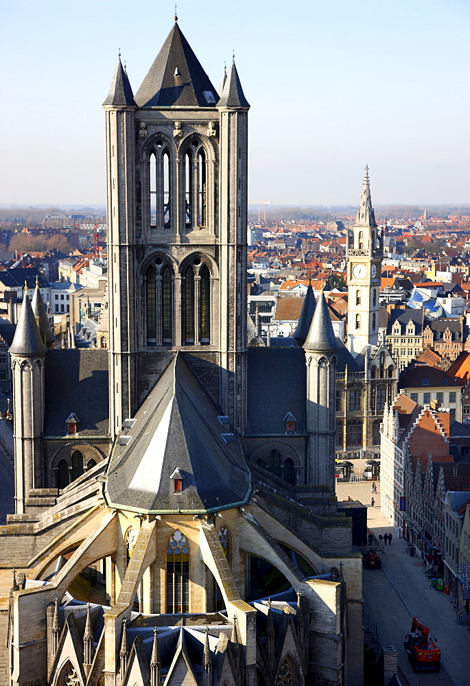 Saint Nicholas' Church, Sint-Niklaaskerk church, historic district, Ghent, East Flanders, Belgium, Europe