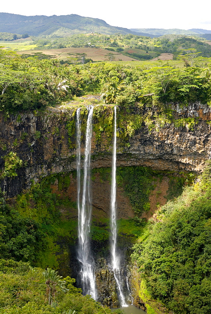 Chamarel waterfall, Mauritius, Africa