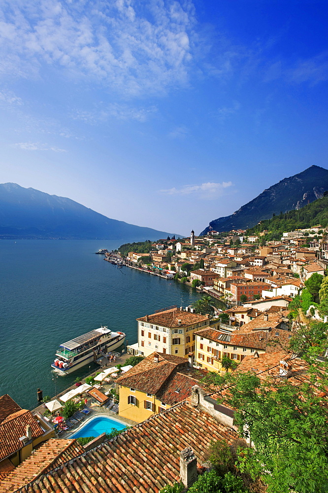 Limone sul Garda on Lake Garda, Lombardy region, Italy, Europe