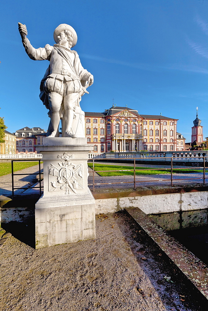 Bruchsal Palace, Bruchsal, Baden-Wuerttemberg, Germany, Europe