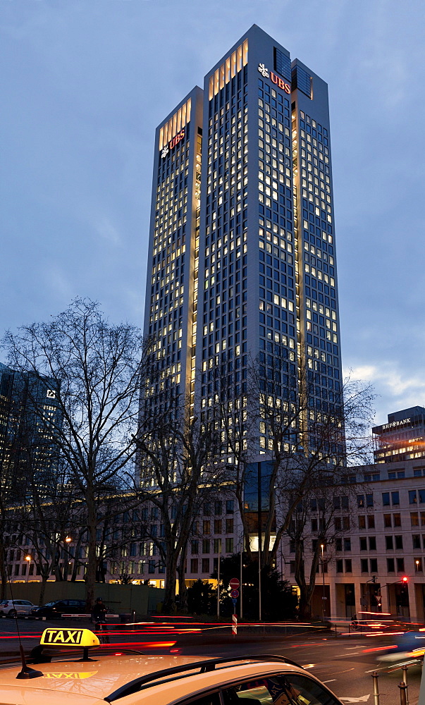 Opernturm, Opera Tower, a modern office building, Westend-Sued, Frankfurt am Main, Hesse, Germany, Europe