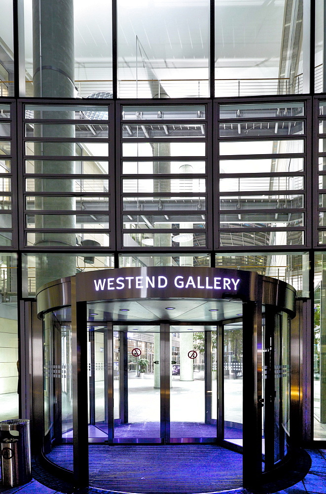 Westend Gallery in the Frankfurter Welle, Westend-Sued, Frankfurt am Main, Hesse, Germany, Europe