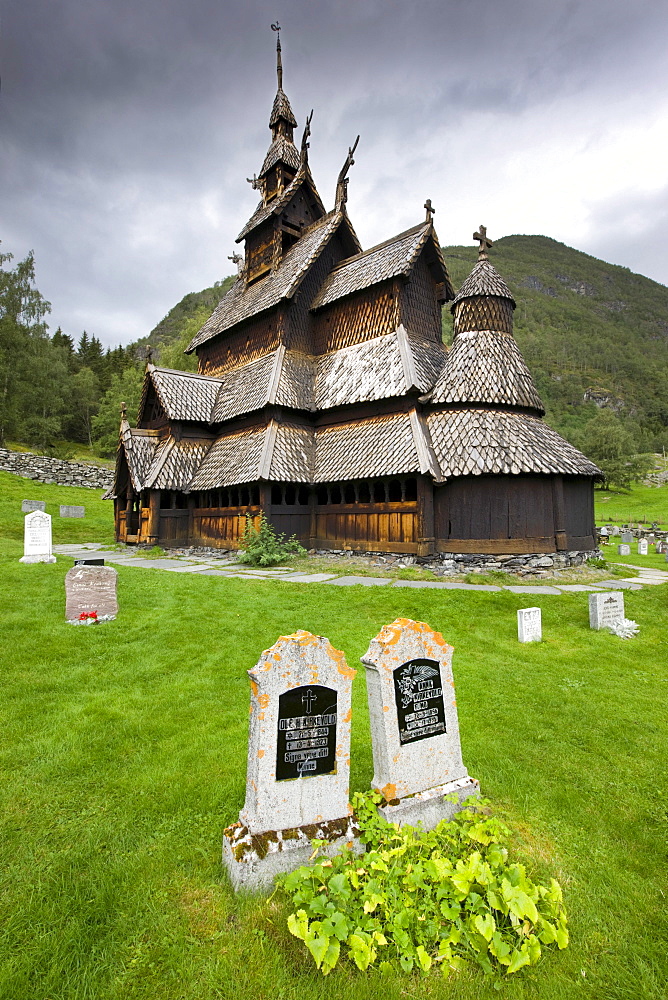 Borgund Stave Church, Norway, Scandinavia, Europe