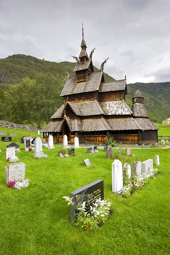 Borgund Stave Church, Norway, Scandinavia, Europe