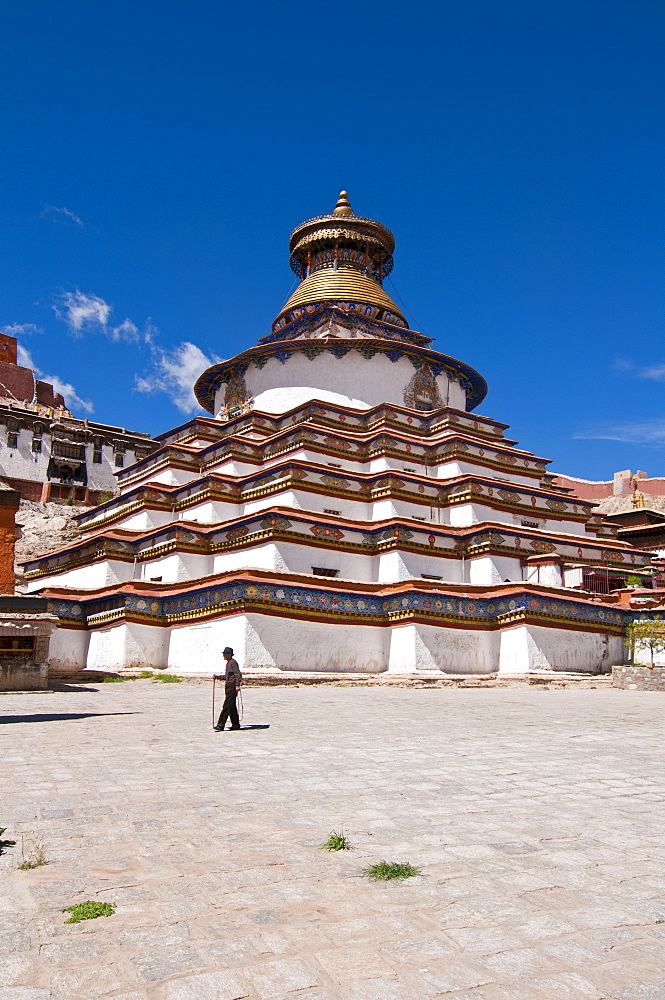 The Kumbum, Gyantse Monastery, Gyantse, Tibet, Asia