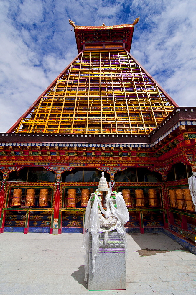 The Blue Buddha in Lhasa, Tibet, Asia