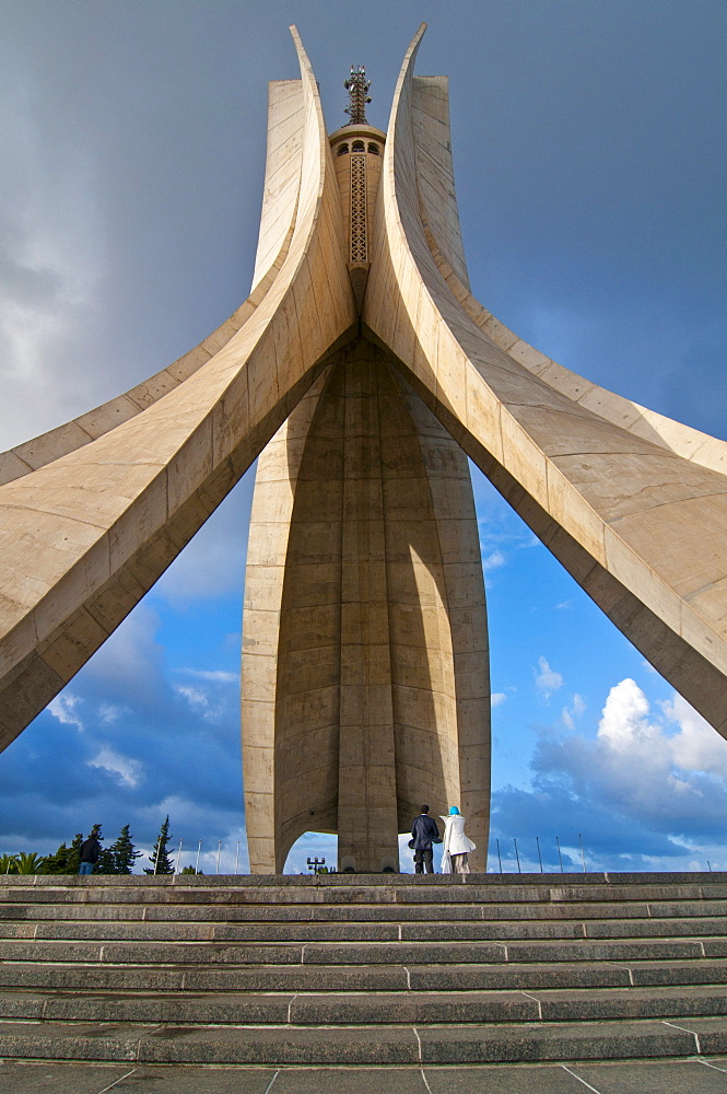 The Monument of the Martyrs in Algiers, Algeria, Africa