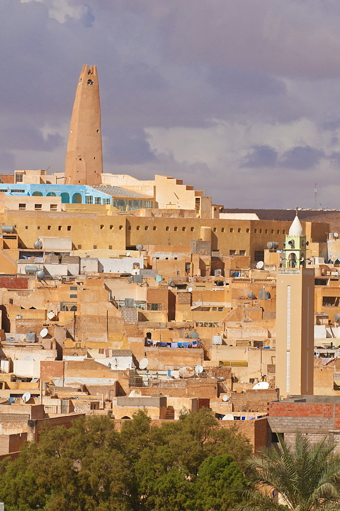 The village of Ghardaia in the Unesco World Heritage Site M'zab, Algeria, Africa