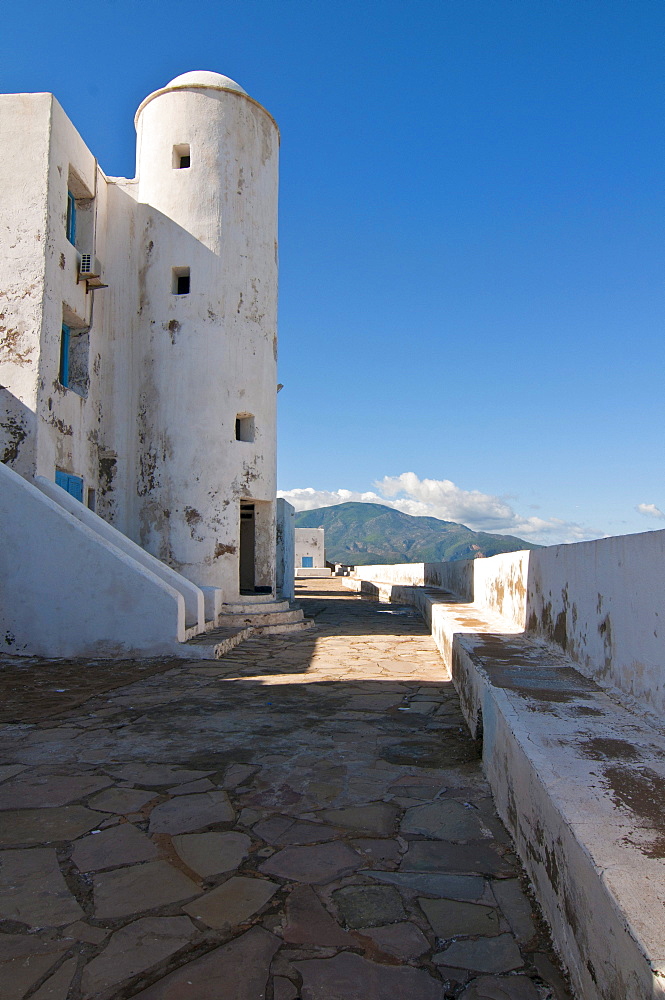 Beach resort Corne d'Or, former stronghold, Tipasa, Algeria, Africa